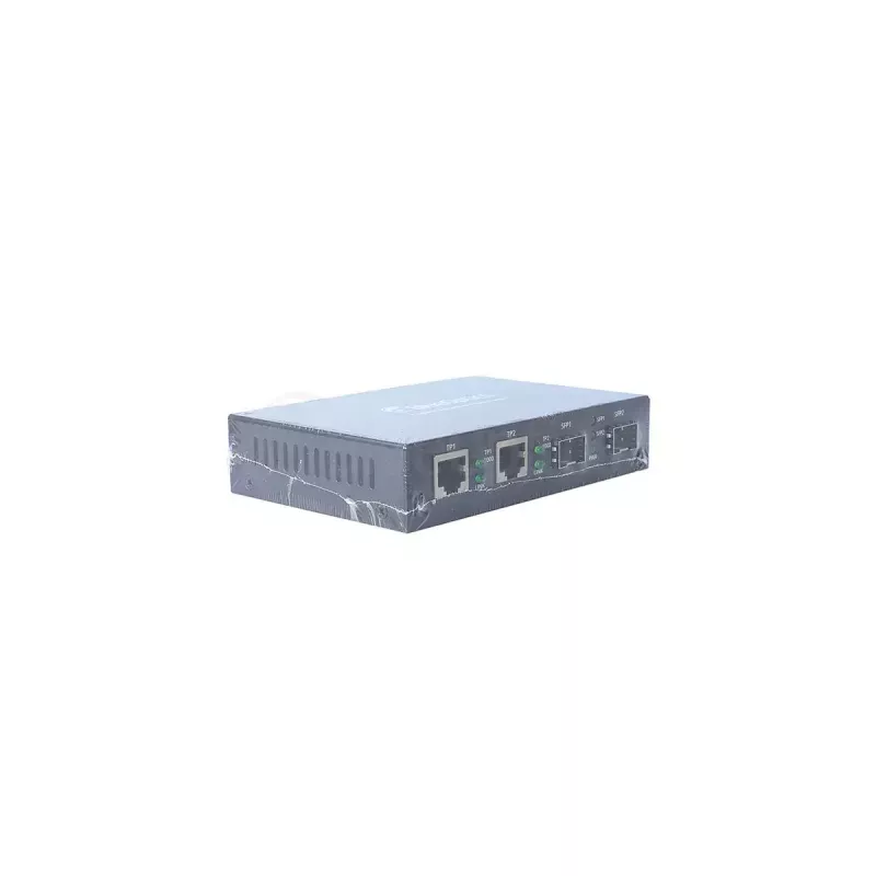 Konwerter mediów sieciowych BlueOptics BLMC003 1000 Mbit/s Jednomodowy Czarny