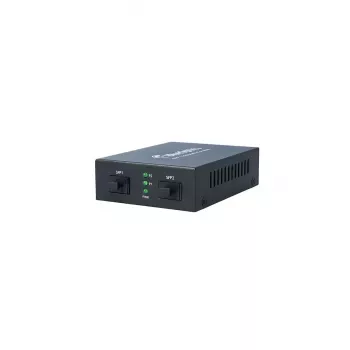 Konwerter mediów sieciowych BlueOptics BLMC004 1000 Mbit/s Single-mode Czarny