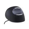 BakkerElkhuizen Evoluent D Mały, Praworęczny, Pionowa konstrukcja, Laser, USB Type-A, 3200 DPI, Czarny