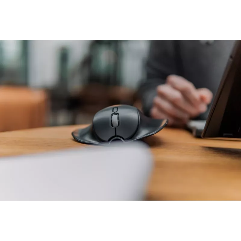 BakkerElkhuizen HandshoeMouse Shift Bluetooth Mysz biurowa Oburęczna Optyczna 1000 DPI
