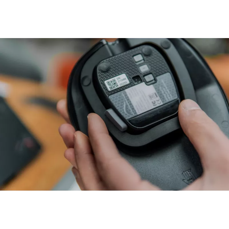 BakkerElkhuizen HandshoeMouse Shift Bluetooth Mysz biurowa Oburęczna Optyczna 1000 DPI