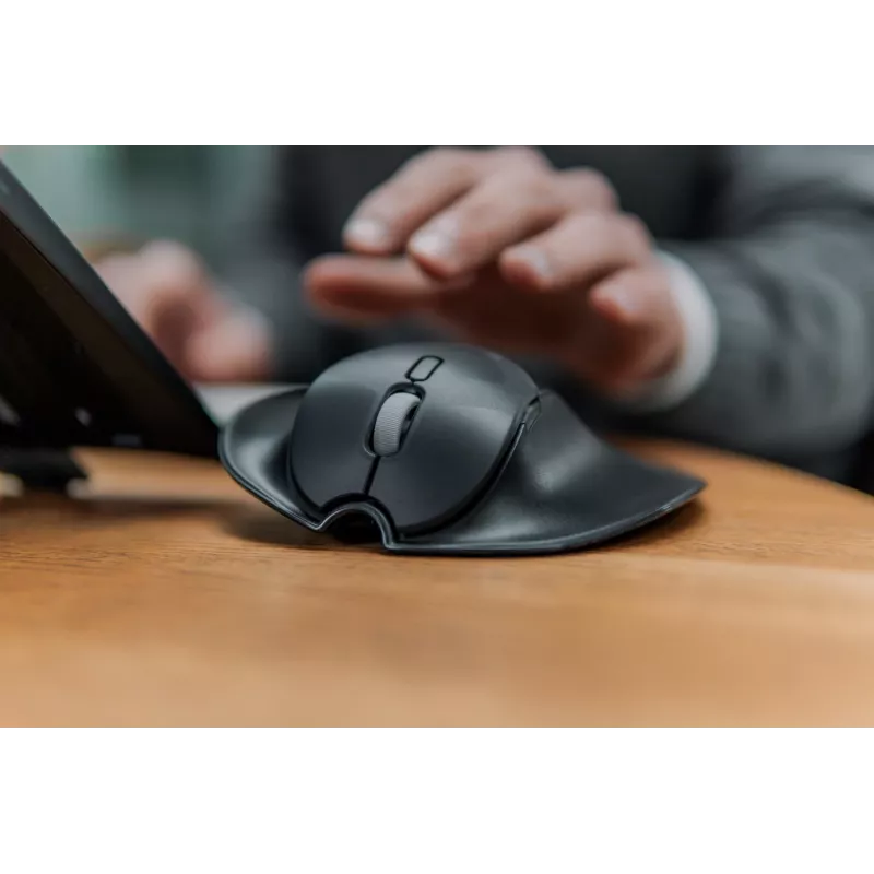 BakkerElkhuizen HandshoeMouse Shift Bluetooth Mysz biurowa Oburęczna Optyczna 1000 DPI