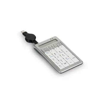 BakkerElkhuizen S-board 840 Klawiatura numeryczna, USB, PC, 1,2 m, jasnoszary, biały