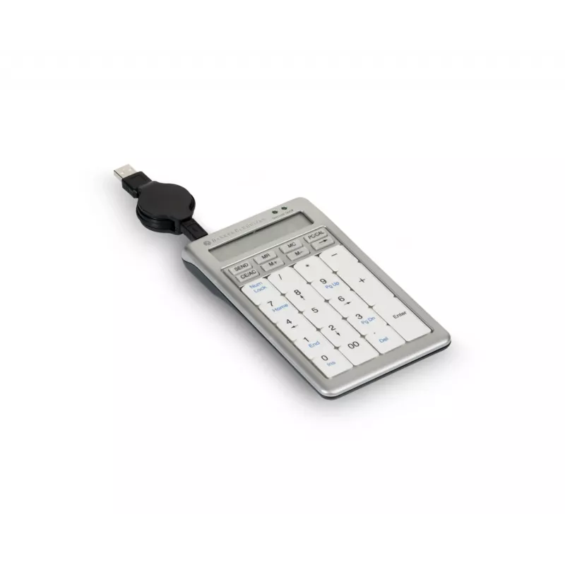 BakkerElkhuizen S-board 840 Klawiatura numeryczna, USB, PC, 1,2 m, jasnoszary, biały