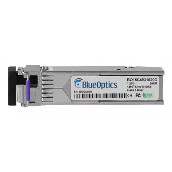 Moduł nadawczo-odbiorczy SFP BlueOptics BO15C4931620DIN 1250 Mbit/s światłowodowy