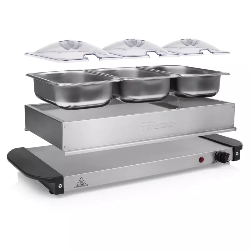 Podgrzewacz do potraw Tristar BP-6283 200W 4,2L Stal nierdzewna