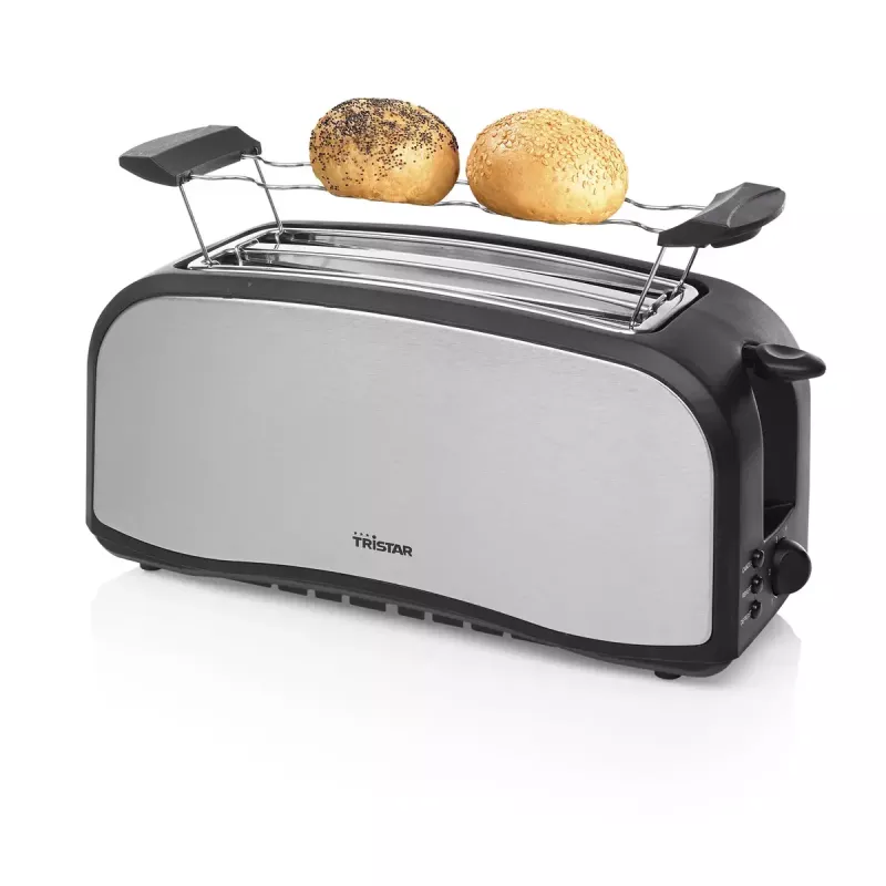 Toster Tristar BR-1046 4 kromki Czarny Stal nierdzewna 1400W