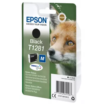 Epson T1281 Fox Singlepack Wkład Atramentowy Czarny