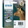 Epson Stag Multipack 3-kolory T1306 DURABrite Ultra tusz, cyjan, magenta, żółty, tusz pigmentowy, 1 szt., Zestaw wielopak
