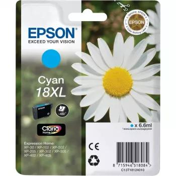 Wkład EPSON atrament cyjan 18XL Claria Home Ink C13T18124010