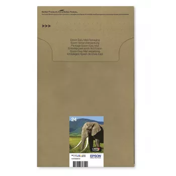 Wkłady atramentowe wielopak Epson Multipack 6-kolorów 24 EasyMail — 6 szt., standardowa wydajność, czarny/cyjan/jasny cyjan/magenta/jasny magenta/żółty