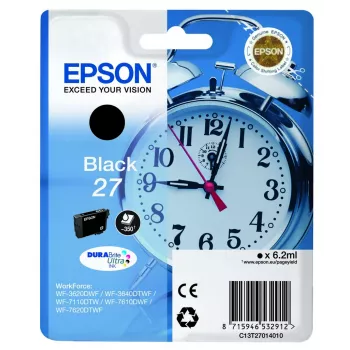 Epson Alarm clock 27 DURABrite Ultra wkład atramentowy 1 szt. Oryginalny Standardowa wydajność Czarny