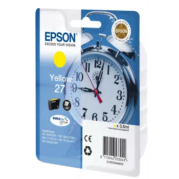 Epson Alarm clock 27 DURABrite Ultra - żółty - tusz pigmentowy - 1 szt.