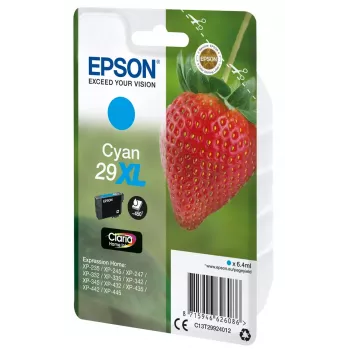 Epson Strawberry 29XL C wkład atramentowy 1 szt. oryginalny High (XL) Yield cyjan