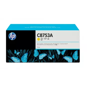 HP C8753A żółty oryginalny wkład atramentowy 1 szt.