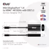 CLUB3D Mini DisplayPort 1.4 na HDMI 4K120Hz z DSC1.2 Aktywny Adapter M/F