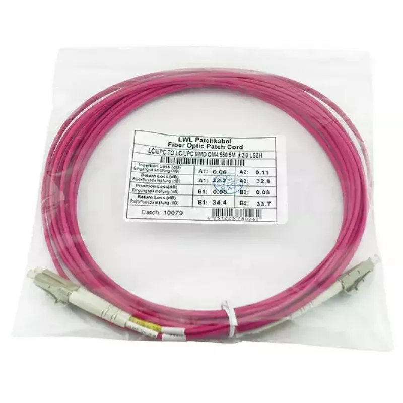 BlueOptics CBL-LC-OM4-15M-BO Duplex LC kabel światłowodowy 15m Męski/Męski