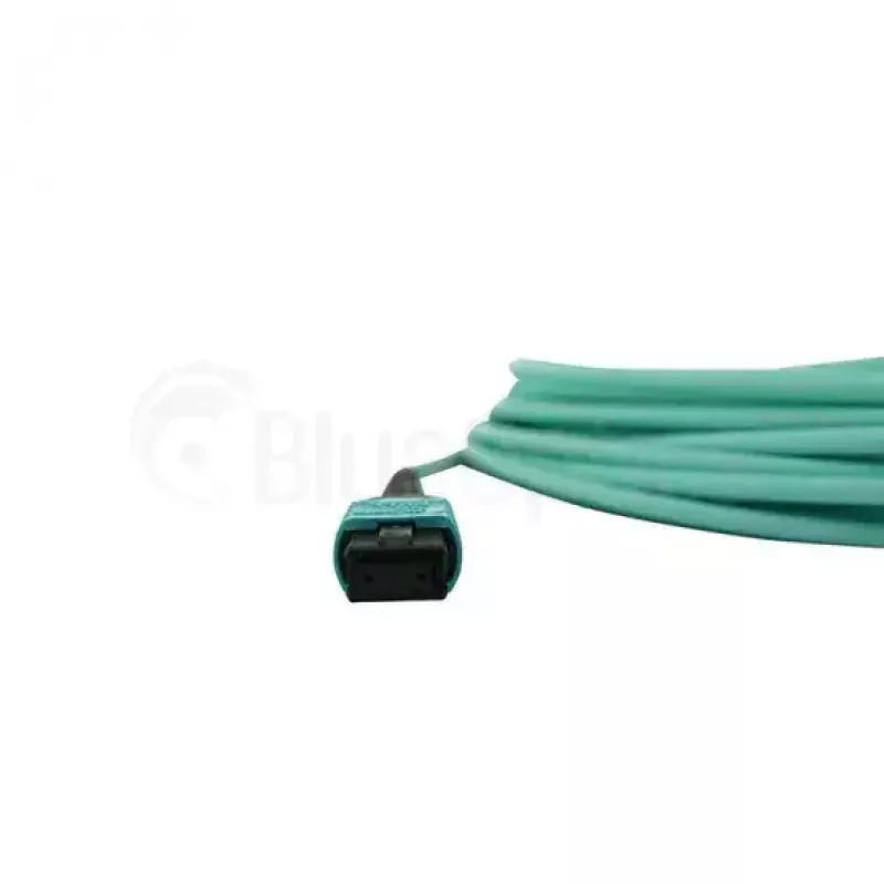 Kabel światłowodowy BlueOptics CBL-MTP12-OM3-30M-BO MTP OM3 30m Cyjan