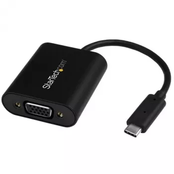 StarTech.com USB-C na VGA Adapter - z przełącznikiem trybu prezentacji - 1920x1200
