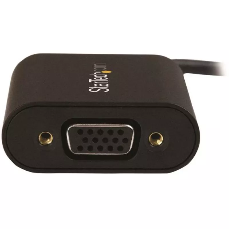 StarTech.com USB-C na VGA Adapter - z przełącznikiem trybu prezentacji - 1920x1200