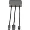 StarTech.com 3-w-1 adapter multiport na HDMI - 4K 60Hz USB-C, HDMI lub Mini DisplayPort na HDMI do sal konferencyjnych - cyfrowy adapter AV do podłączenia monitora/wyświetlacza HDMI