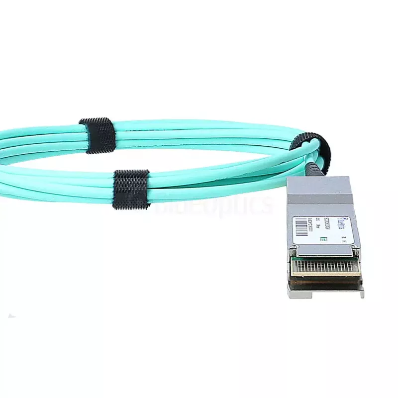 Kabel sieciowy BlueOptics C-DQ8FNM003-H0-M-BO QSFP-DD InfiniBand 3m Aqua
