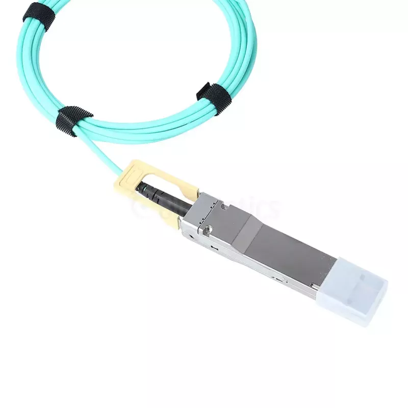 Kabel sieciowy BlueOptics C-DQ8FNM003-H0-M-BO QSFP-DD InfiniBand 3m Aqua