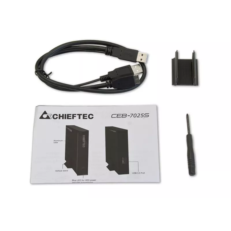 Chieftec CEB-7025S obudowa na dysk HDD/SSD 2,5 cala