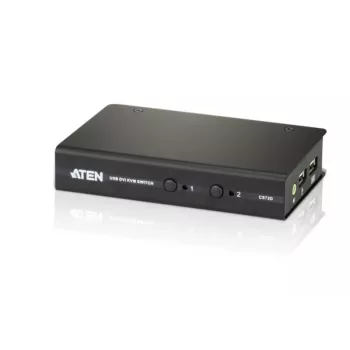 Przełącznik KVM ATEN CS72D Czarny