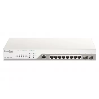 Przełącznik sieciowy D-Link DBS-2000-10MP/E Managed L2 Gigabit Ethernet (10/100/1000) Power over Ethernet (PoE) Szary