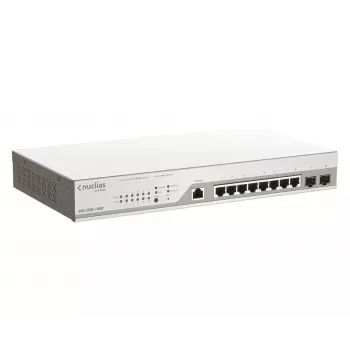 Przełącznik sieciowy D-Link DBS-2000-10MP/E Managed L2 Gigabit Ethernet (10/100/1000) Power over Ethernet (PoE) Szary