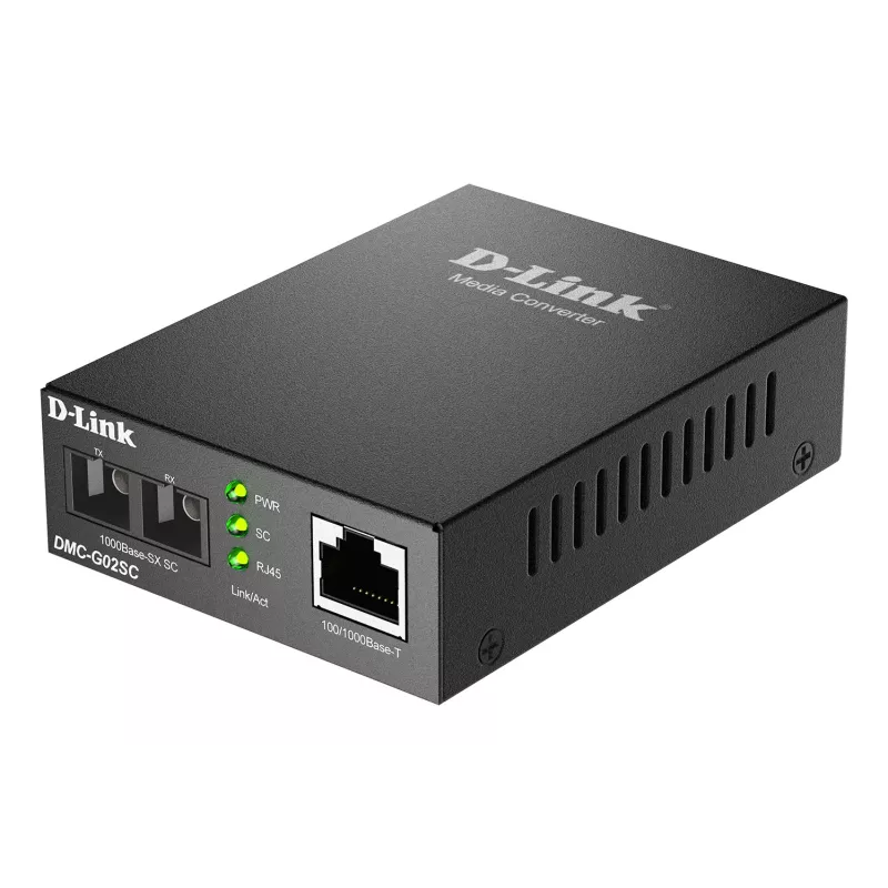 D-Link 100/1000Base-T na 1000Base-SX SC konwerter mediów światłowodowych wielomodowych (550 m)