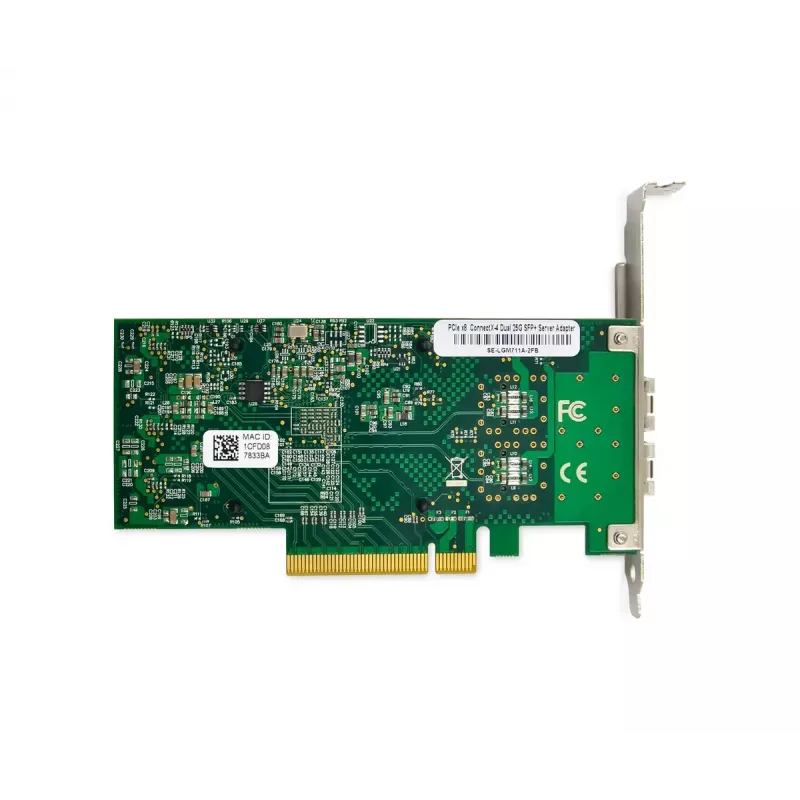 Karta sieciowa Digitus 2-portowa 25 Gigabit Ethernet SFP28 PCI Express z chipsetem Mellanox
