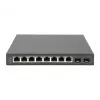 Niezarządzalny przełącznik Digitus 8-portowy Gigabit + 2 Gigabit SFP