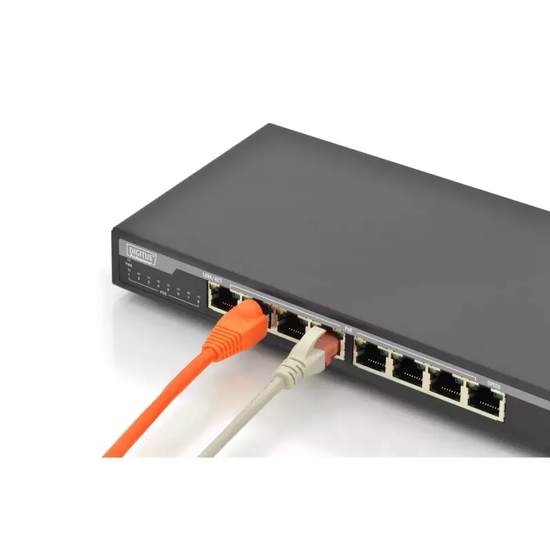 Przełącznik niezarządzalny Digitus DN-95340 8-portowy Gigabit