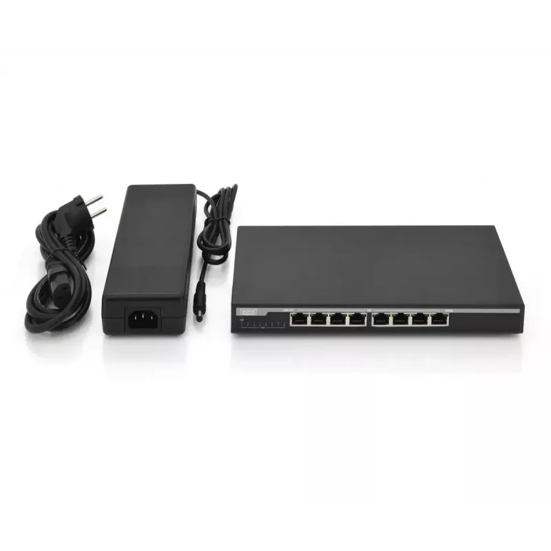 Przełącznik niezarządzalny Digitus DN-95340 8-portowy Gigabit