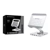 Conceptronic DONN26G, Srebrny, Tablet, Stojak multimedialny, Aluminium, 100 W, MicroSD (TransFlash), SD, SDHC, SDXC