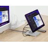 Conceptronic DONN26G, Srebrny, Tablet, Stojak multimedialny, Aluminium, 100 W, MicroSD (TransFlash), SD, SDHC, SDXC