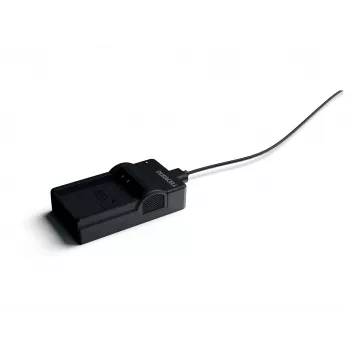 Ładowarka do akumulatora aparatu cyfrowego Duracell, USB, ładowarka wewnętrzna, Olympus BLN-1, czarny, 5 V, 5 V