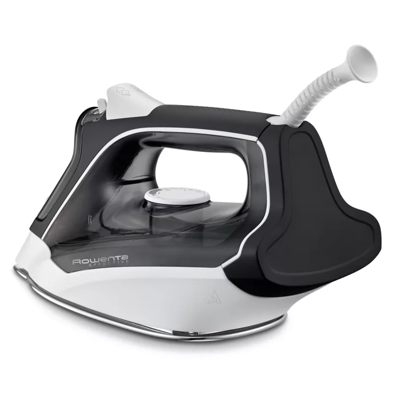 Żelazko parowe Rowenta DX1530 Dry & Steam, stopa ze stali nierdzewnej, 2200 W, czarne