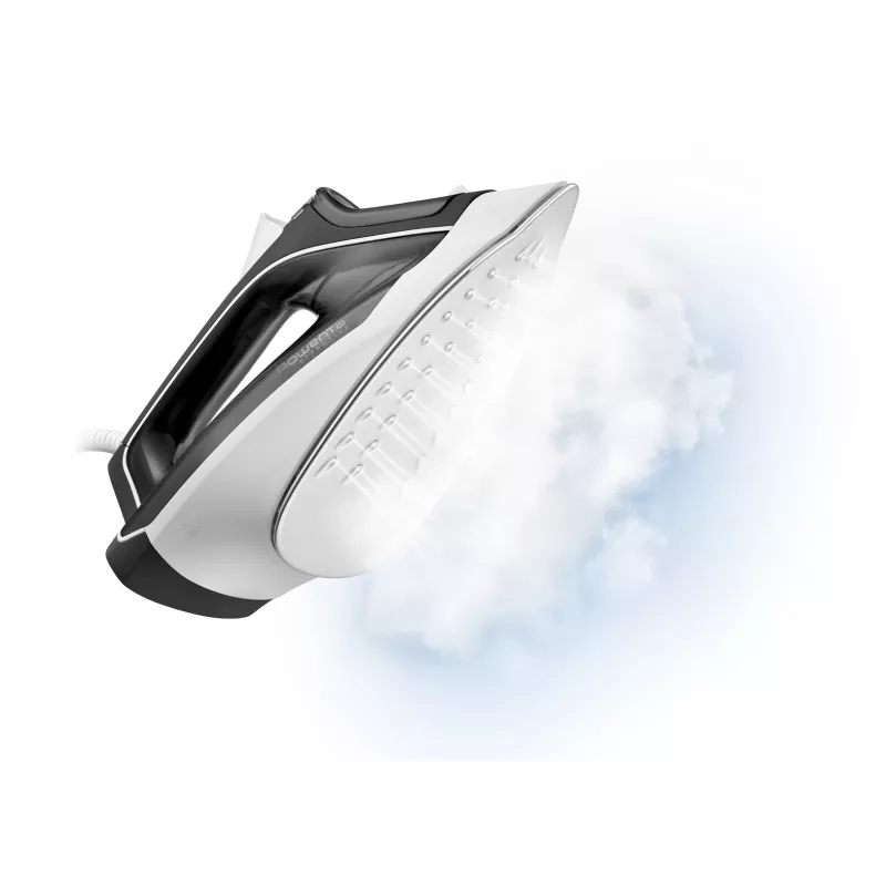 Żelazko parowe Rowenta DX1530 Dry & Steam, stopa ze stali nierdzewnej, 2200 W, czarne