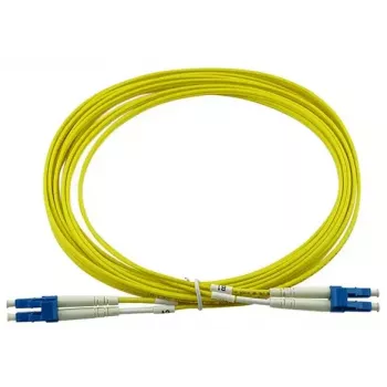 Światłowodowy kabel BlueOptics EFE080-0010M-R-BO LC G.657.A1 10 m żółty