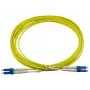 Światłowodowy kabel BlueOptics EFE080-0010M-R-BO LC G.657.A1 10 m żółty