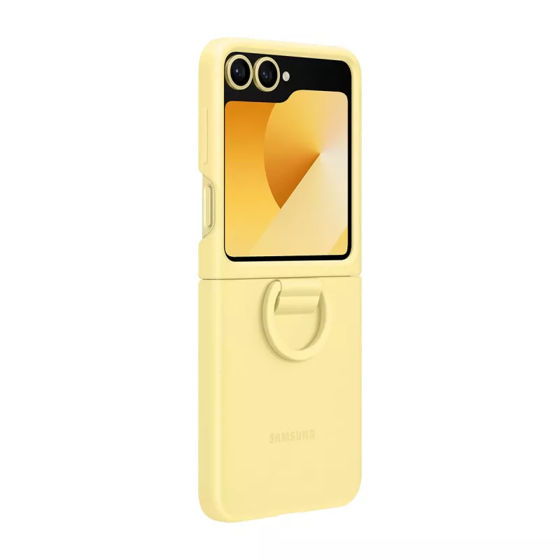 Samsung EF-PF741TYEGWW etui na telefon komórkowy 17 cm (6.7 cala) Pokrowiec Żółty