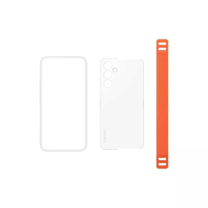 Samsung EF-XA546 etui na telefon komórkowy 16,3 cm (6,4 cala) pokrowiec pomarańczowy, biały