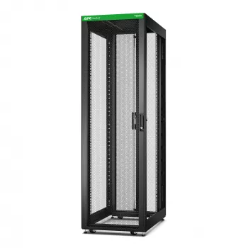 APC Easy Rack, 42U, Czarny, Z Daszkiem, Kółkami, Nóżkami, 4 Wspornikami i Dnem, Bez Paneli Bocznych, 1991 x 600 x 1000 mm