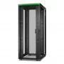 APC Easy Rack, 42U, czarny, z dachem, kółkami, stopkami, 4 wspornikami i podstawą, bez paneli bocznych, 1991 x 800 x 1200 mm (wys. x szer. x gł.)