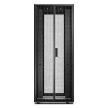 APC Easy Rack, 42U, czarny, z dachem, kółkami, stopkami, 4 wspornikami i podstawą, bez paneli bocznych, 1991 x 800 x 1200 mm (wys. x szer. x gł.)