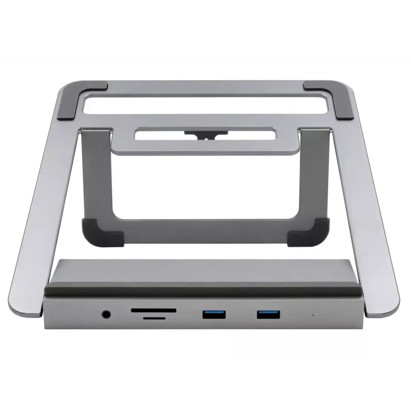 Podstawka pod laptop EXSYS EX-1223HM Srebrna USB 3.2 Gen 1 100W