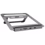 Podstawka pod laptop EXSYS EX-1223HM Srebrna USB 3.2 Gen 1 100W